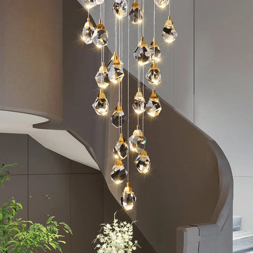 Modern crystal chandelier Winfordo for exhibition hall - vue 4 sur 13