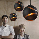 Modern nordic glass pendant light for loft and bar decor