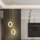 Nordic ring LED pendant light for bedroom, bedside and living room