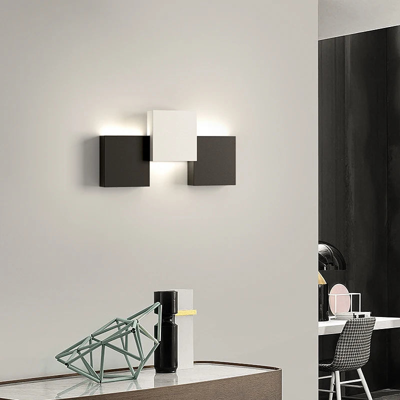 Modern minimalist luxury creative long strip wall light - vue 3 sur 9