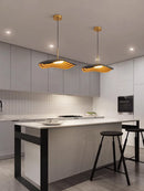 Designer lotus leaf chandelier for bar and restaurant