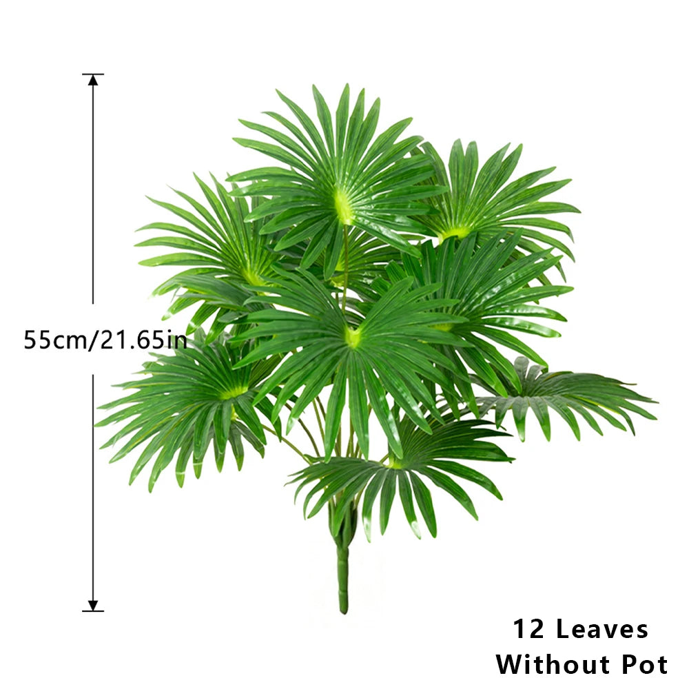 Tall artificial tropical palm tree for indoor and outdoor decoration - vue 11 sur 11