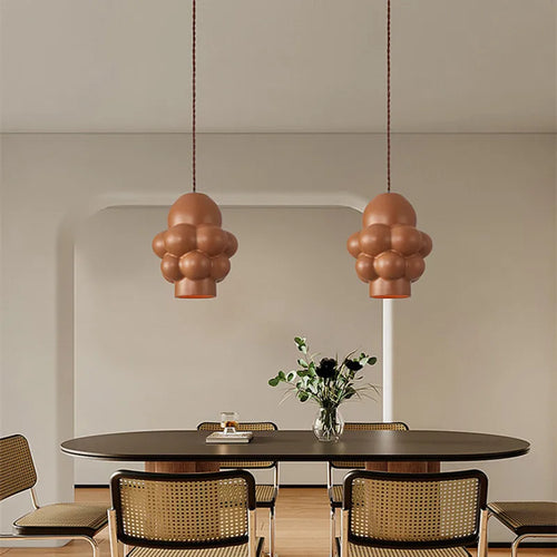 Wabi sabi style nordic LED chandelier for bar and restaurant - vue 2 sur 10