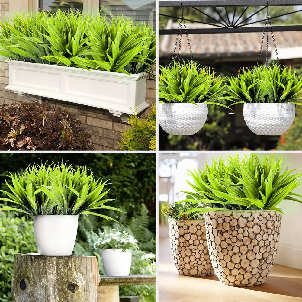Artificial chlorophytum plants for indoor and outdoor decoration - vue 4 sur 7