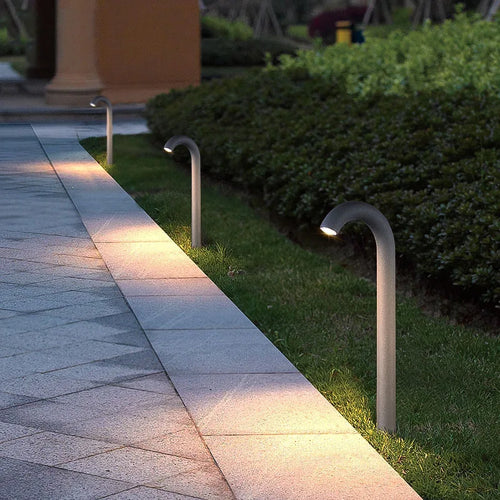 Modern aluminium outdoor table lamp waterproof - vue 2 sur 10