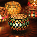 Moroccan votive candle holder for elegant home decor