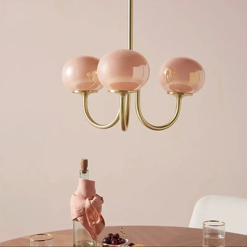 Nordic simple gold designer chandelier - vue 3 sur 11