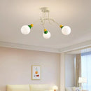 Colourful nordic chandelier for modern and simple children's room