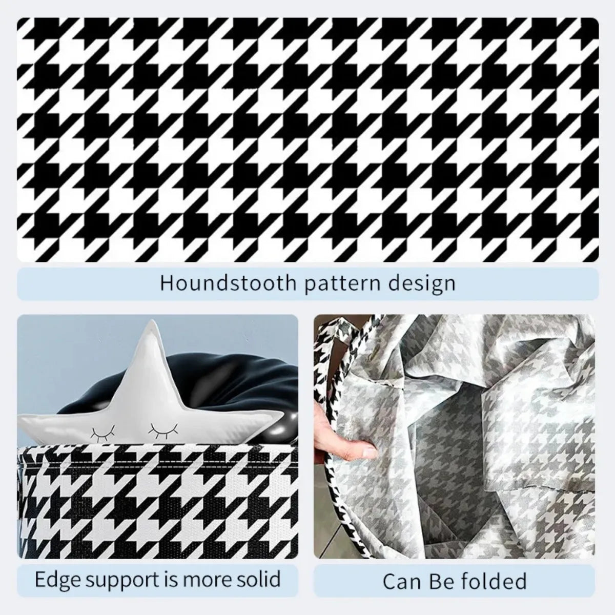 panier pliable pour linge jouets rangement enfants et dortoirs - vue 4 sur 19