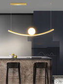 Creative dragon ball restaurant chandelier, simple luxury