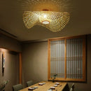 Japanese style bamboo pendant light for creative decor