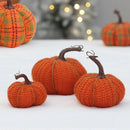 Decorative fabric pumpkins for halloween, thanksgiving and celebrations