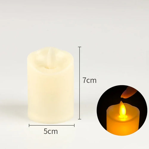 flameless electric candle lamp for wedding and party decorations - vue 13 sur 14