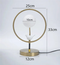 Nordic decorative glass floor lamp modern design with bulbs included