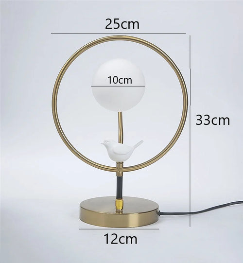 Nordic decorative glass floor lamp modern design with bulbs included
