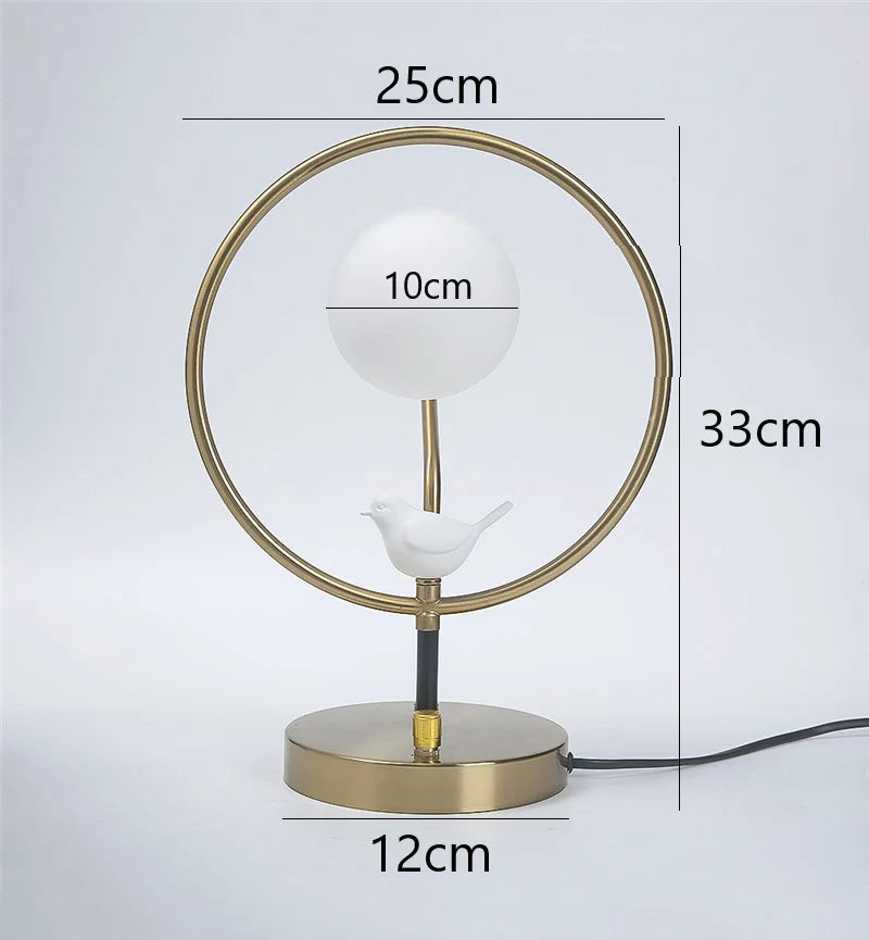 Nordic decorative glass floor lamp modern design with bulbs included