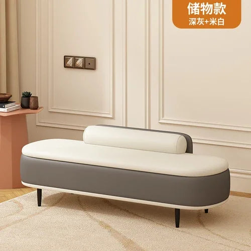 modern and comfortable shoe bench for interiors - vue 9 sur 15