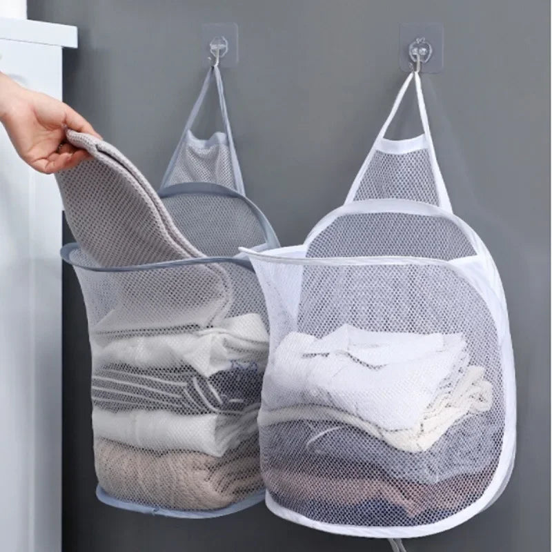 collapsible laundry basket for organized storage