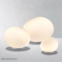 Modern glass desk lamp with creative Nordic decorative design