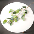 Artificial silk eucalyptus leaf branches for floral decoration