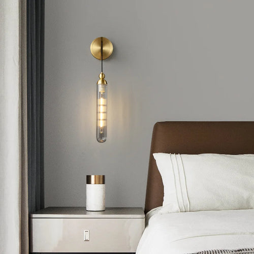 Long modern LED wall light - vue 6 sur 19