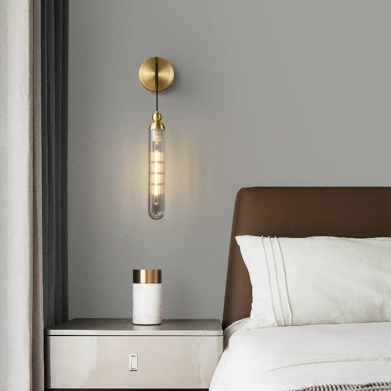 Long modern LED wall light - vue 5 sur 19