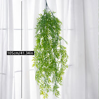 Plastic hanging plants for indoor and outdoor decoration