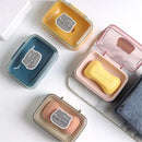 soap dish with lid for dry soap and travel