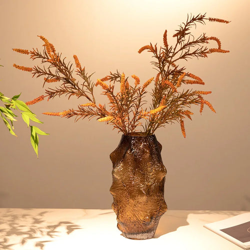 sea ​​cucumber glass vase for decorative terrarium - vue 4 sur 10