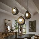 Minimalist nordic wabi sabi LED pendant light for interior decor