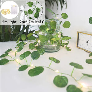 Maple leaf LED string lights for Christmas decoration