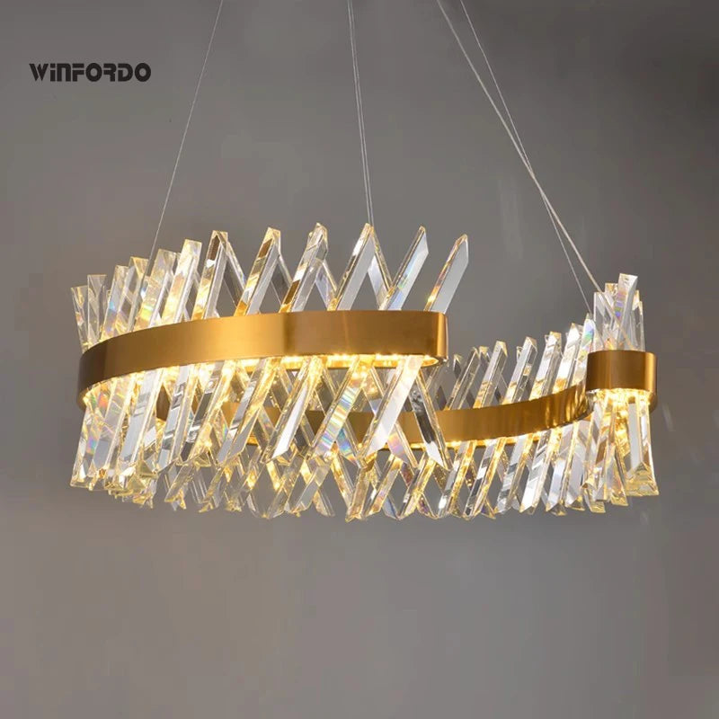 Winfordo WF-XD009 luxury crystal chandelier indoor lighting