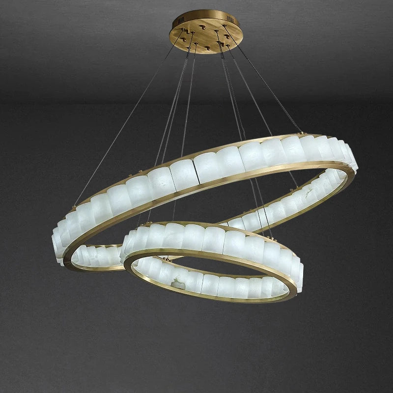 Spanish natural marble luxury chandelier for hotel