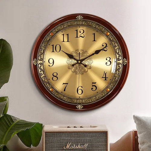 3d design retro silent wall clock for modern decoration - vue 2 sur 13