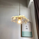 Modern Nordic brass and glass chandelier with elegant design for restaurants