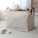 foldable cotton and linen basket for various storage
