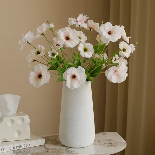 Butterfly peony silk flower wedding decoration floral arrangement - vue 2 sur 11