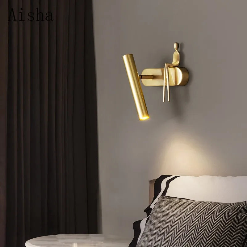 Minimalist LED wall light for modern creative interiors