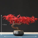Artificial bonsai tree for indoor decoration and landscaping