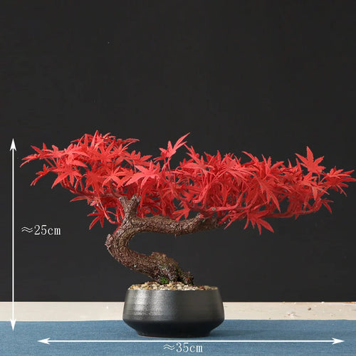 Artificial bonsai tree for indoor decoration and landscaping - vue 32 sur 36