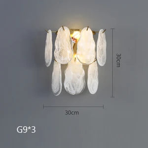 Modern creative cloud design glass pendant chandelier - vue 19 sur 18