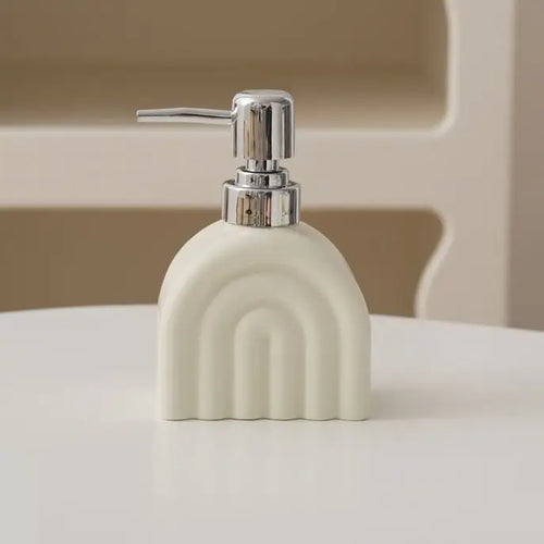 Portable ceramic soap dispenser for shampoo and water - vue 18 sur 21