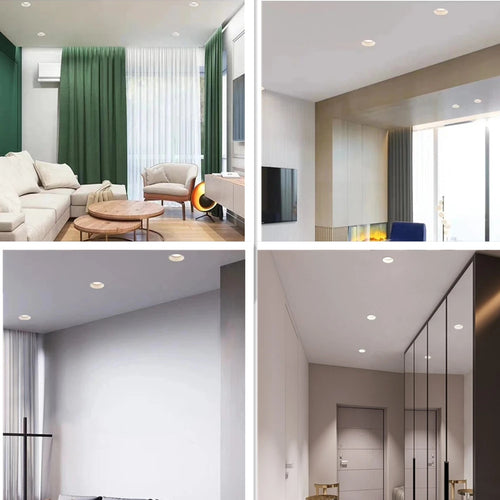 Dimmable anti-glare LED spotlight for indoor lighting - vue 6 sur 6