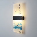Japanese acrylic wall light for modern decor