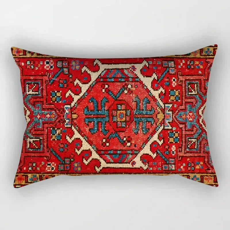 Vintage mandala pattern cushion cover for sofa or bed