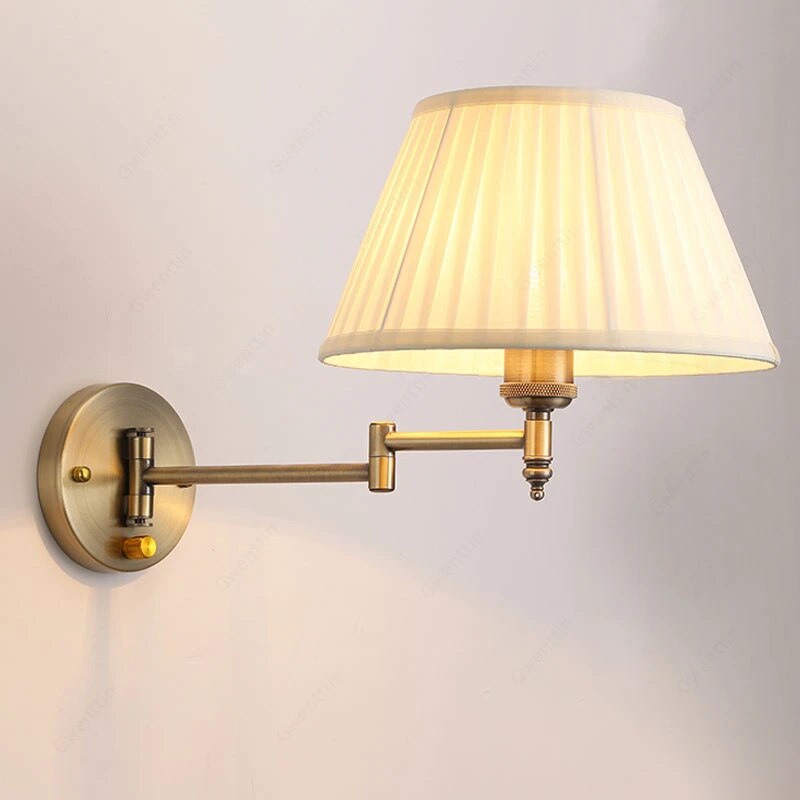 Flexible wall light for European and American home decor