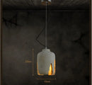Retro loft style LED cement pendant light for restaurant and bar