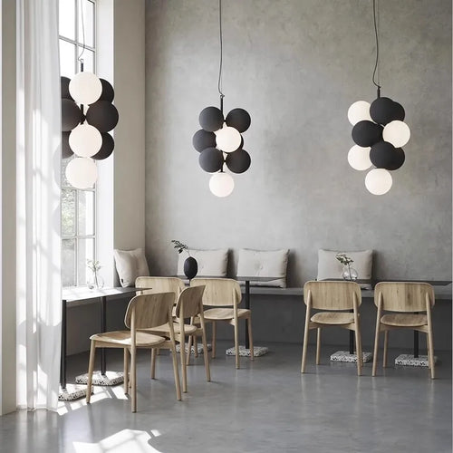 Modern creative LED chandelier for kitchen and interior - vue 6 sur 12