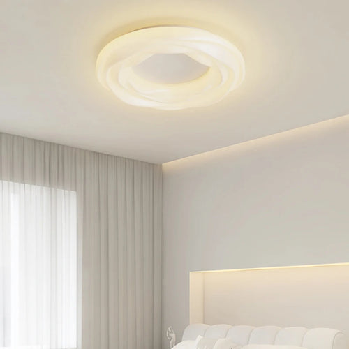 Cream style recessed eye protection chandelier - vue 2 sur 12