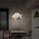 Luminous fish wall light for indoor decoration